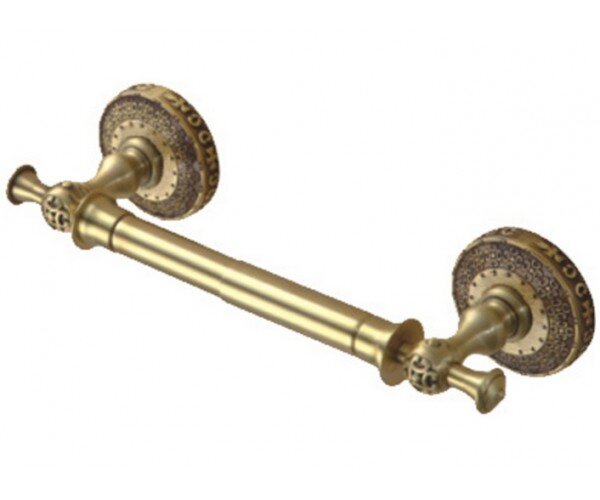 Изображение товара Бумагодержатель Zorg Antic AZR 07 BR из латуни бронзового цвета для ванной комнаты