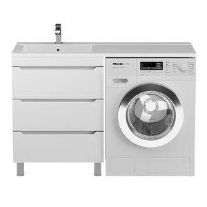 Изображение товара Тумба под раковину Uperwood Tanos 291020258, 60 см, напольная, цвет белый матовый