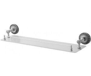 Изображение товара Стеклянная полочка Zorg Antic AZR 15 SL серебро латунь настенная ретро дизайн