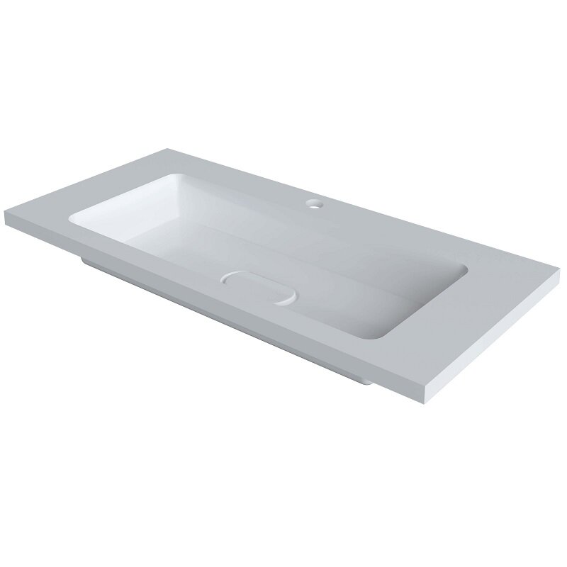 Изображение товара Раковина Uperwood Modul 2911020341 97 см белая из искусственного камня