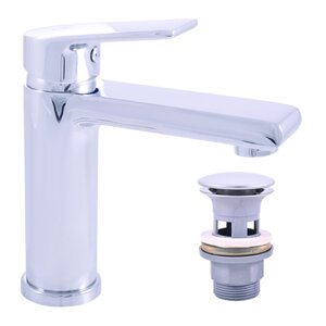 Изображение товара Смеситель для раковины Rav-Slezak Colorado CO129.5 с донным клапаном хром