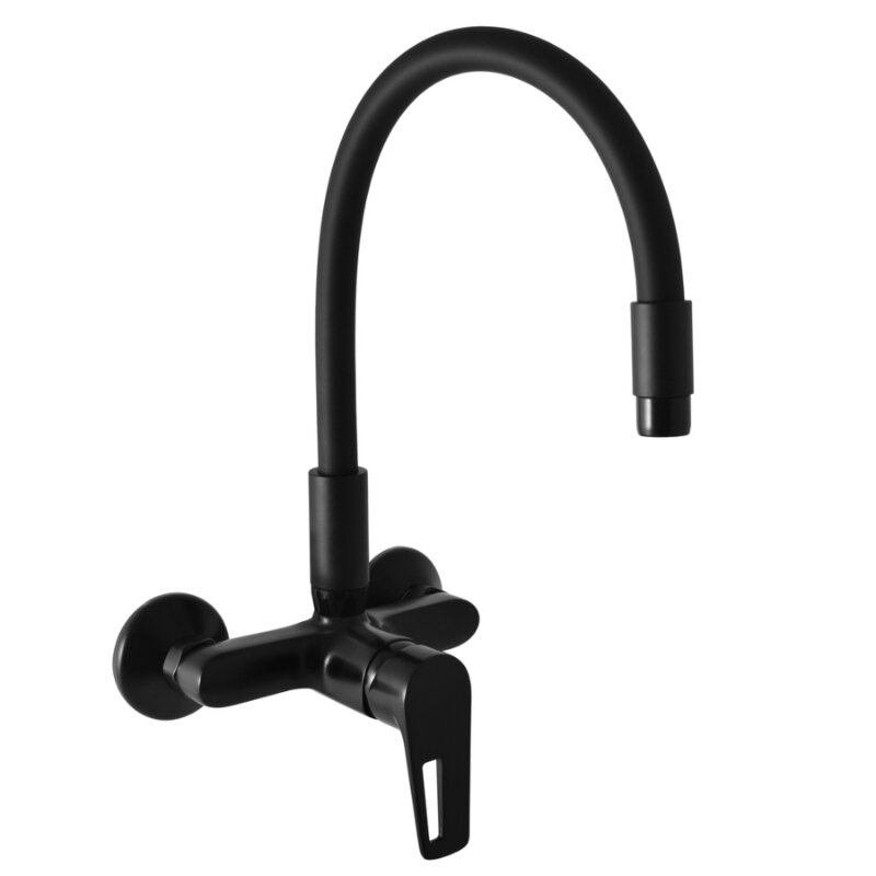 Изображение товара Смеситель для кухонной мойки Rav-Slezak Colorado CO202.5/10CMAT с гибким изливом черный матовый