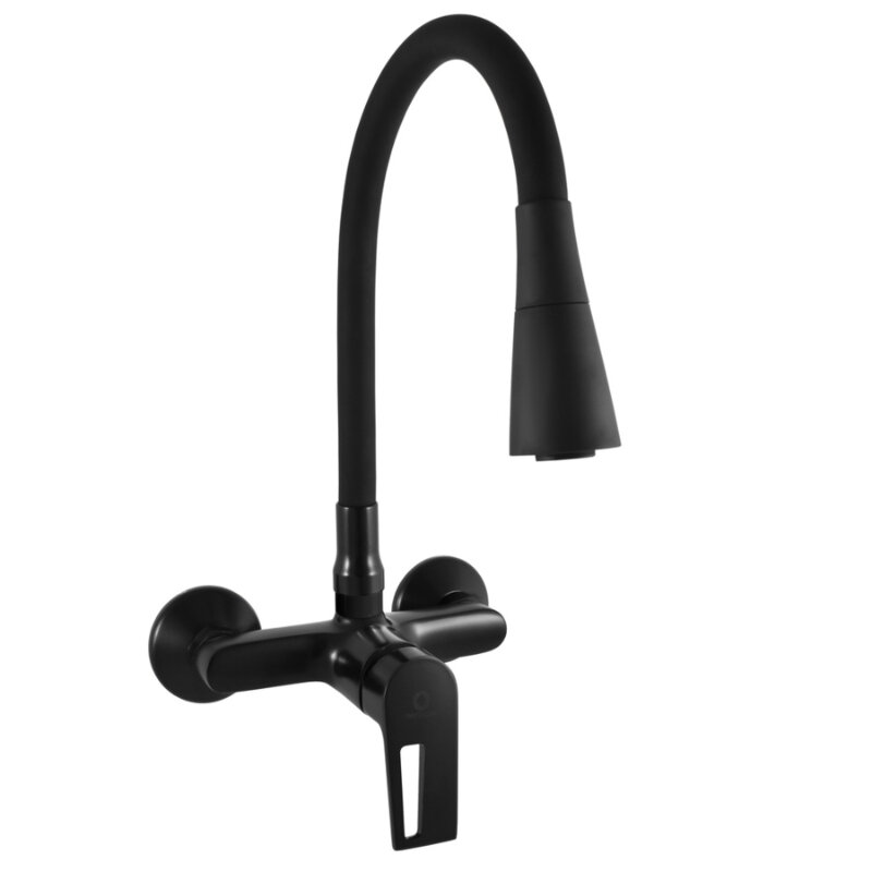 Изображение товара Смеситель для кухонной мойки Rav-Slezak Colorado CO202.5/13CMAT с гибким изливом черный матовый