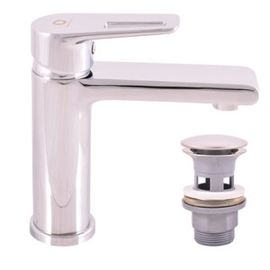 Изображение товара Смеситель для раковины Rav-Slezak Colorado CO229.5 с донным клапаном хром