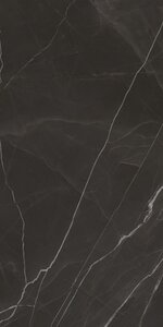 Изображение товара Керамогранит Caesar Anima Wonder Nightfall 60x120 см черный полированный декор под мрамор