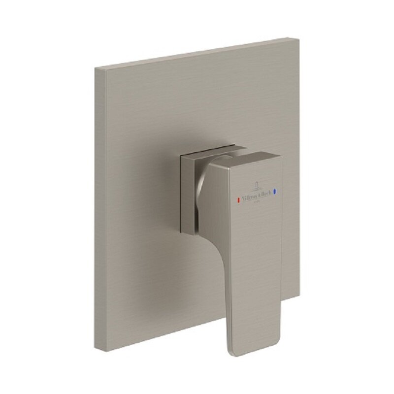 Изображение товара Смеситель Villeroy&Boch Architectura Square TVS12500200064 для душа никель сатинированный матовый Изображение товара Смеситель Villeroy&Boch Architectura Square TVS12500200064 для душа никель сатинированный матовый