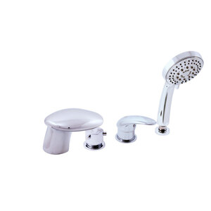 Изображение товара Смеситель для ванны Rav-Slezak Dunaj D471.5P хром однорычажный, монтаж на 4 отверстия