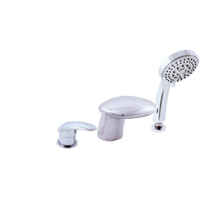 Изображение товара Смеситель для ванны Rav-Slezak Dunaj D471.5Y с хромированным покрытием и вытяжным дивертором