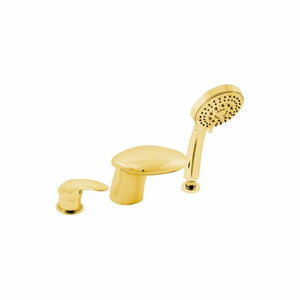 Изображение товара Смеситель для ванны Rav-Slezak Dunaj D471.5YZ золото однорычажный монтаж на борт ванны