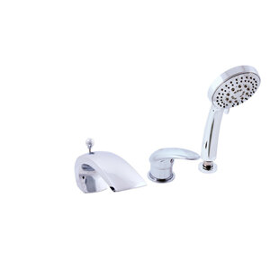 Изображение товара Смеситель для ванны Rav-Slezak Dunaj D472.5S хром однорычажный, монтаж на борт ванны