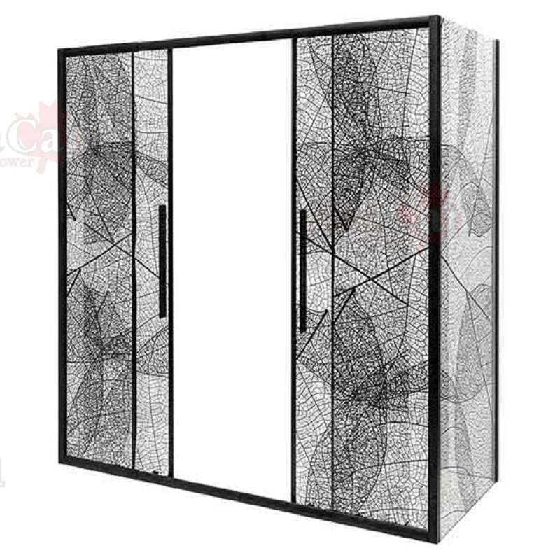 Изображение товара Душевой уголок AvaCan FB2 190-210 + SB90 раздвижной с прозрачным рисунком