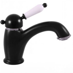 Изображение товара Смеситель для раковины Rav-Slezak Labe L526.5CMATC, цвет черный матовый/хром