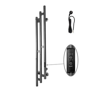 Изображение товара Полотенцесушитель электрический Altasan Бриз12017Г, высота 120 см, ширина 17 см, графит