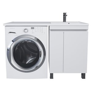 Изображение товара Тумба под раковину Uperwood Magenta 5930205156, 55 см, напольная, цвет белый матовый