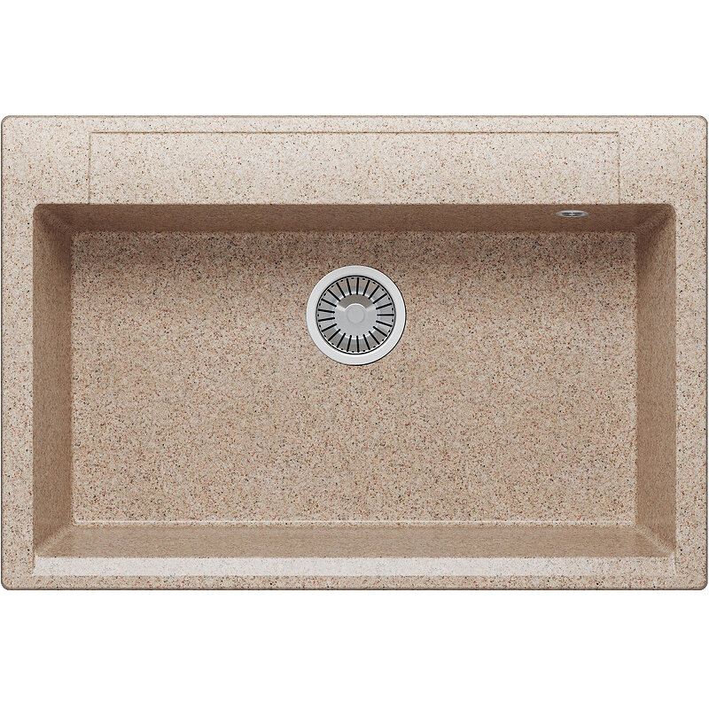 Изображение товара Кухонная мойка Polygran Argo-760 №302 76 см искусственный камень бежевый