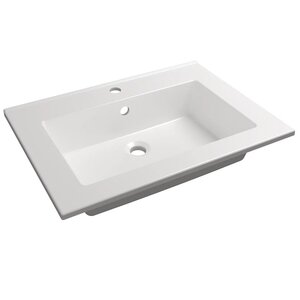 Изображение товара Раковина Uperwood Parma Premium 4538342000 66 см белая с переливом для ванной