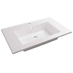 Изображение товара Раковина Uperwood Parma Premium 75 см белая из искусственного камня