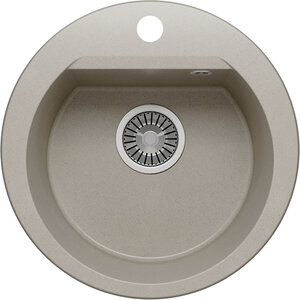 Изображение товара Мойка кухонная Polygran Atol-460 №14 678880, 46 см, искусственный камень, серый