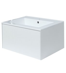 Изображение товара Тумба под раковину Uperwood Parma Premium 3930205460, 65 см, подвесная, цвет белый матовый