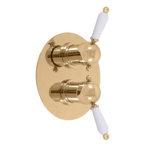 Изображение товара Смеситель для душа Rav-Slezak Labe L586KZ золото, скрытый монтаж, 10 лет гарантии