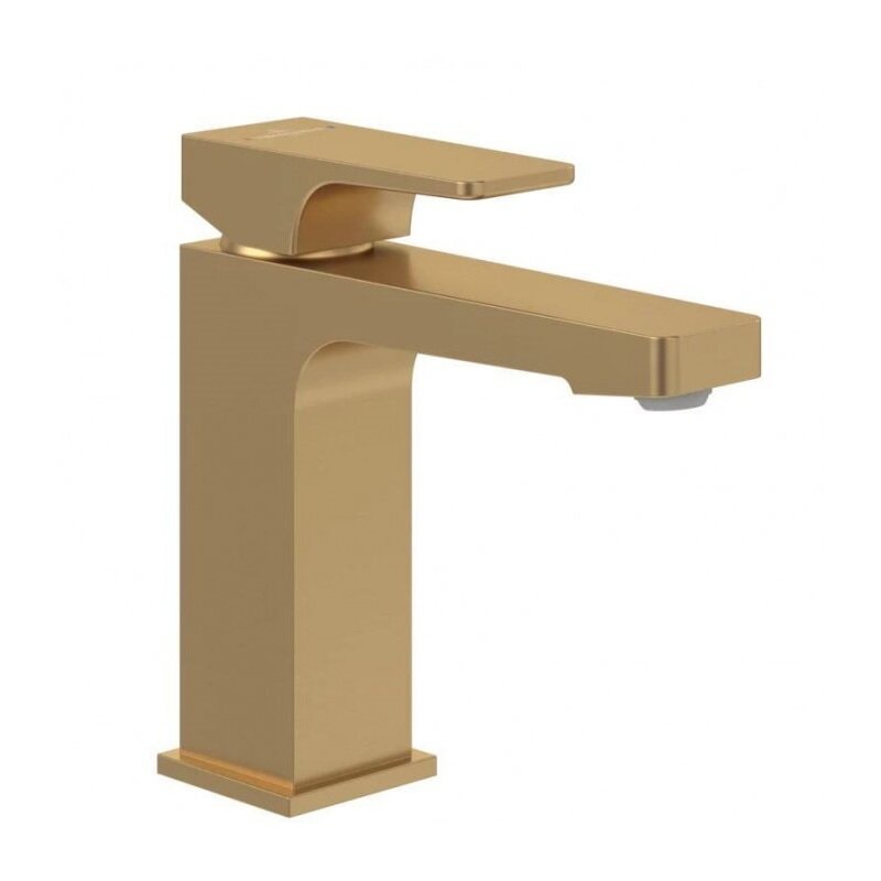 Изображение товара Villeroy&Boch Architectura Square: смеситель для раковины, золото сатин., 16.5 см Изображение товара Villeroy&Boch Architectura Square: смеситель для раковины, золото сатин., 16.5 см
