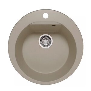 Изображение товара Кухонная мойка Polygran Atol-520 из искусственного камня, серый, 52 см