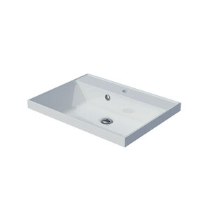 Изображение товара Раковина Aquame Classica 4627173210164, 60 см, встраиваемая, искусственный камень, цвет белый