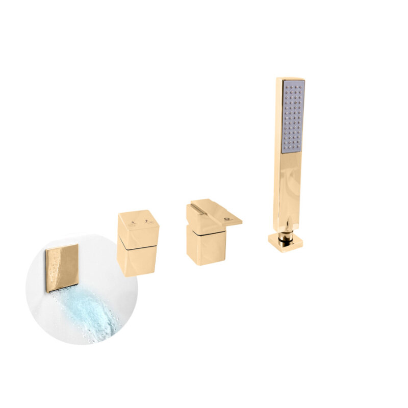 Изображение товара Смеситель для ванны Rav-Slezak Loira LR563.5PZ с ручным душем и качественной сборкой