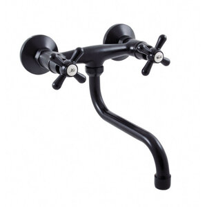 Изображение товара Смеситель для раковины Rav-Slezak Morava MK101.5/21CMAT черный матовый монолитный