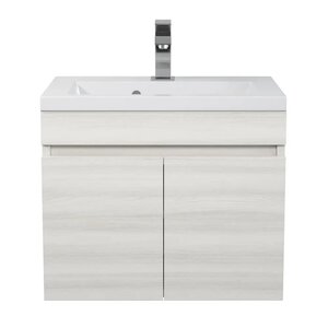 Изображение товара Тумба под раковину Uperwood Eva 3930213460, 50 см, подвесная, цвет дуб харбор белый