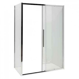Изображение товара Душевой уголок AvaCan FС 140-160 + SС100, FC-140-SC100, 140 - 160 х 100 см, стекло прозрачное, профиль хром