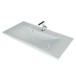 Изображение товара Раковина для ванной Uperwood Elen 291120427 100 см с декоративной крышкой, белая