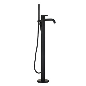 Изображение товара Смеситель для ванны Aquame Siena AQM6218MB, напольный, цвет черный матовый