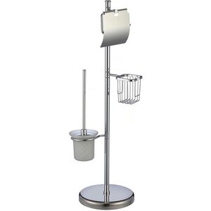 Изображение товара Напольная стойка с аксессуарами Savol S-00Y706, хром, современный дизайн