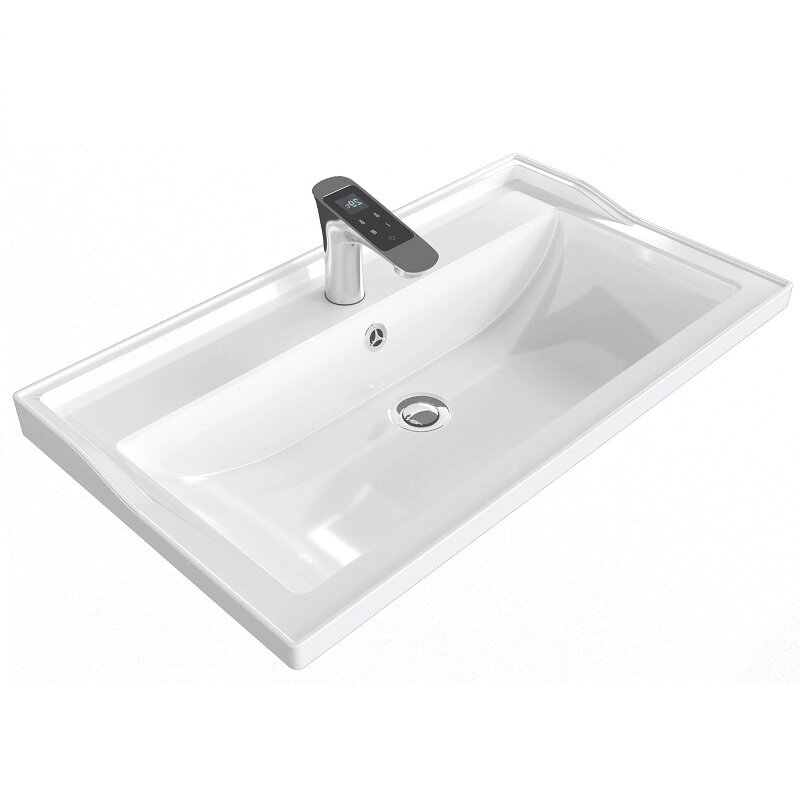 Изображение товара Раковина для ванной Uperwood Family 293020631 100 см белая с переливом