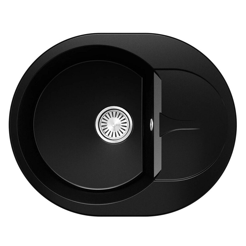 Изображение товара Мойка кухонная Polygran Atol-620 №316 854826, 62 см, искусственный камень, космос
