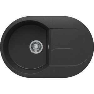 Изображение товара Мойка кухонная Polygran Atol-760 №16 679016 76 см искусственный камень черная