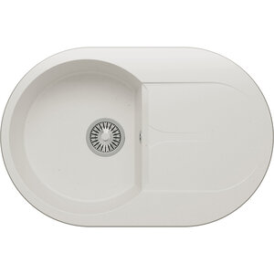 Изображение товара Кухонная мойка из искусственного гранита Polygran Atol-760 76 см белая