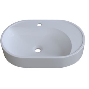 Изображение товара Раковина Uperwood Luna 2911020344 60 см из литьевого мрамора белая