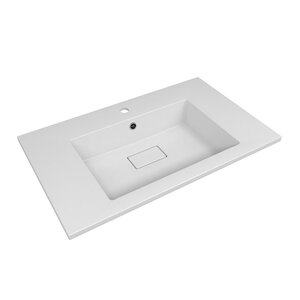 Изображение товара Раковина Uperwood May 35480000004, 80 см, с декоративной крышкой слива, цвет белый