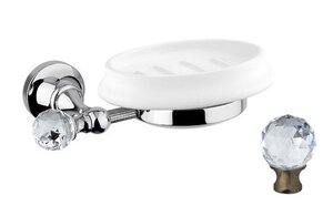 Изображение товара Мыльница Cezares Olimp SOD-02-Sw цвет бронза, ручки Swarovski