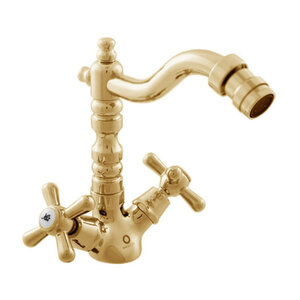 Изображение товара Смеситель для биде Rav-Slezak Morava Retro MK120.5/9Z золото монолитный поворотный излив