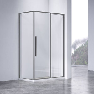 Изображение товара Душевой уголок Vincea Slim-N VSR-4SN8011CLGM 110x80 см раздвижной прозрачное стекло