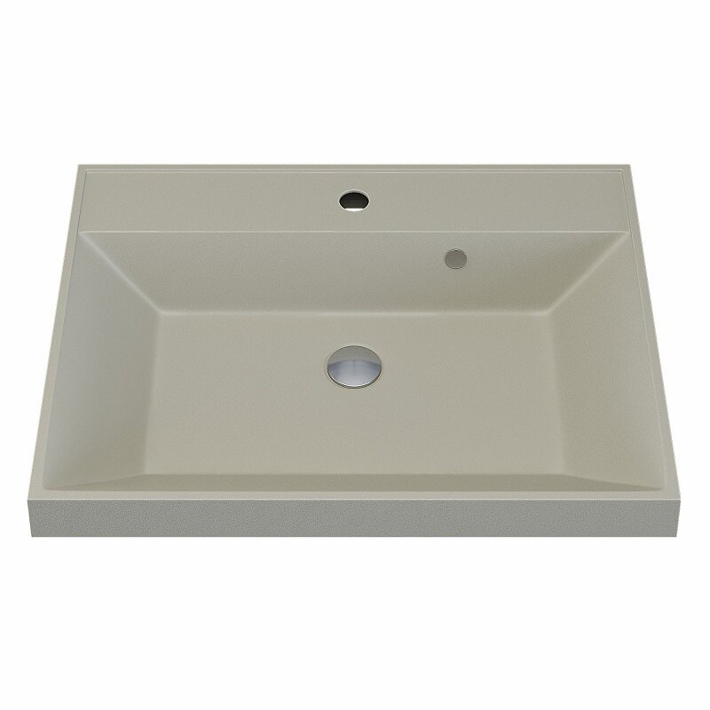 Изображение товара Раковина Uperwood Classic Quartz 60 см бежевый матовый лен