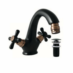 Изображение товара Смеситель для биде Rav-Slezak Morava Retro MK143.5KCMATSM с донным клапаном и металлической рукоятк