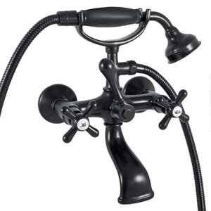 Изображение товара Смеситель для ванны и душа Rav-Slezak Morava Retro MK159.5/2CMAT, цвет черный матовый