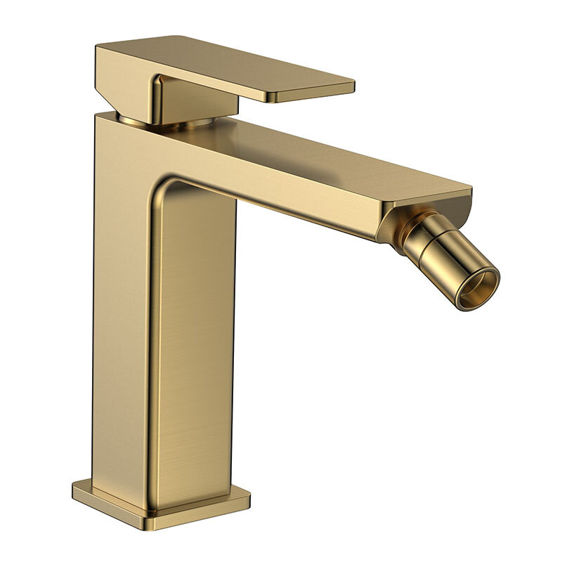 Изображение товара Смеситель для биде Aquame Savona AQM6816BG золото шлифованное Италия надежный дизайн