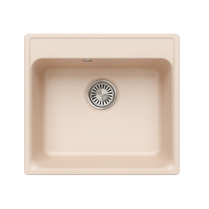 Изображение товара Мойка кухонная Polygran QuartzBond BOND-530 856462, 53 см, искусственный камень, саванна