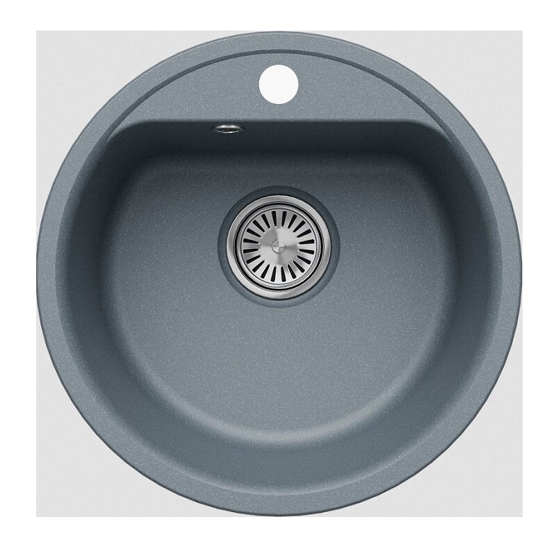 Изображение товара Мойка кухонная Polygran QuartzBond BOND-480 856424, 48 см, искусственный камень, грей