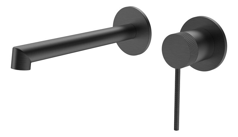 Изображение товара Смеситель Vincea Rim VBFW-2RM1GM для раковины вороненая сталь, встроенный